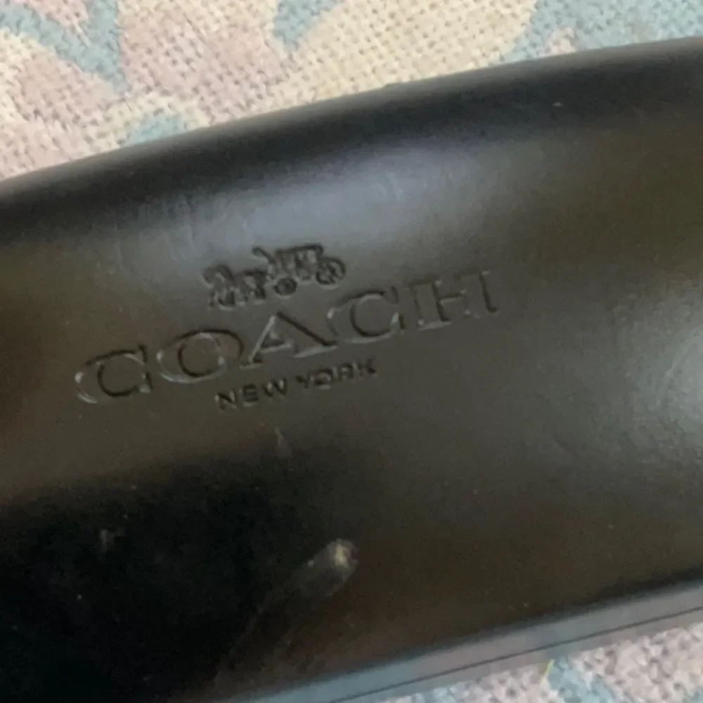 Coach Clamshell Black Sunglass Case